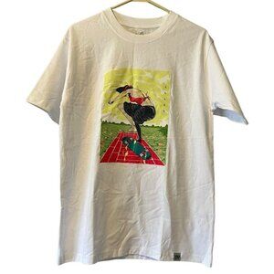 Tired City Ao Yem Unisex T Shirt Graphic Tee‎ Size Large Punk Skater Streetwear